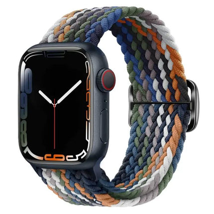 Braided Nylon Buckle Watch Band 22mm For Apple Watch