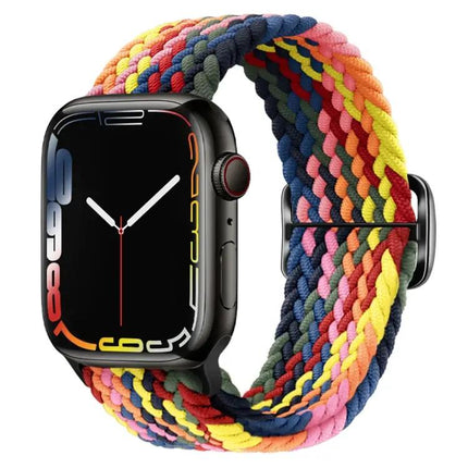 Braided Nylon Buckle Watch Band 22mm For Apple Watch