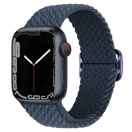 Braided Nylon Buckle Watch Band 22mm For Apple Watch