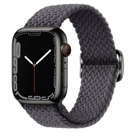 Braided Nylon Buckle Watch Band 22mm For Apple Watch