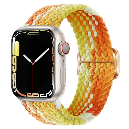 Braided Nylon Buckle Watch Band 22mm For Apple Watch