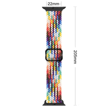 Braided Nylon Buckle Watch Band 22mm For Apple Watch