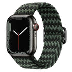 For Apple Watch Series 8&7 41mm / SE 2&6&SE&5&4 40mm / 3&2&1 38mm / Black Green