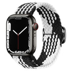 For Apple Watch Series 8&7 41mm / SE 2&6&SE&5&4 40mm / 3&2&1 38mm / Black White