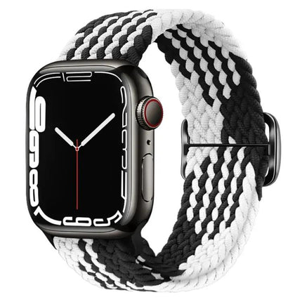 Braided Nylon Buckle Watch Band For Apple Watch 38-41mm