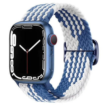 Braided Nylon Buckle Watch Band For Apple Watch 38-41mm