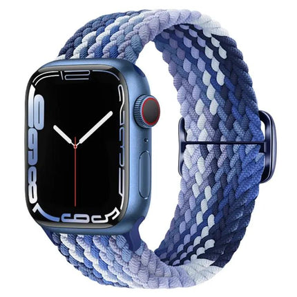 Braided Nylon Buckle Watch Band For Apple Watch 38-41mm