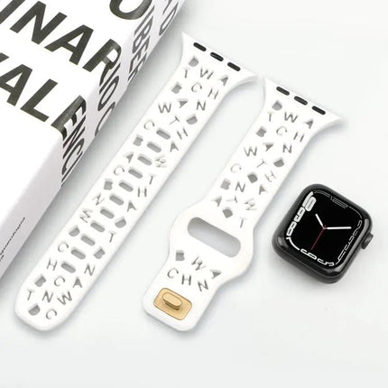 Silicone Watch Band For Apple Watch 38/40/41/42/44/45/49mm