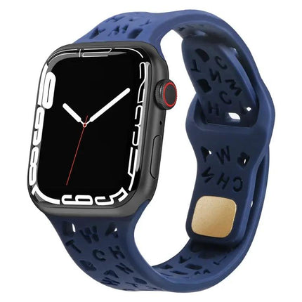 Silicone Watch Band For Apple Watch 38/40/41/42/44/45/49mm