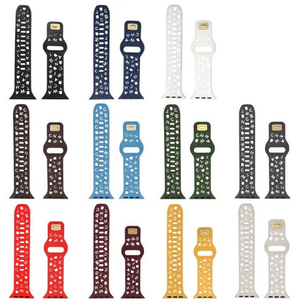 Silicone Watch Band For Apple Watch 38/40/41/42/44/45/49mm