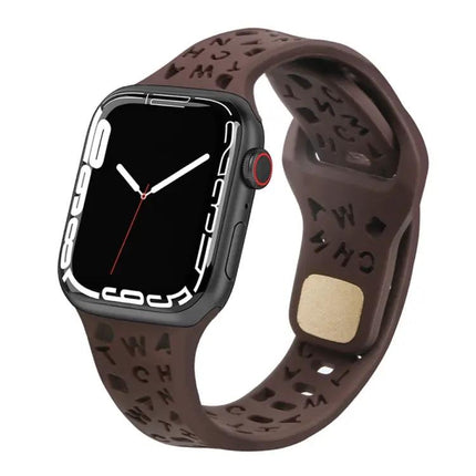 Silicone Watch Band For Apple Watch 38/40/41/42/44/45/49mm