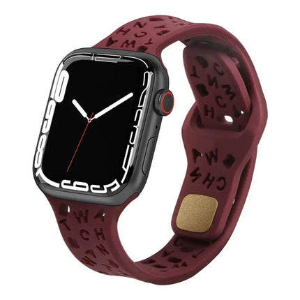 Silicone Watch Band For Apple Watch 38/40/41/42/44/45/49mm
