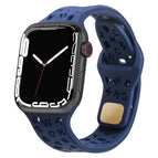 For Apple Watch Series 8&7 41mm / SE 2&6&SE&5&4 40mm / 3&2&1 38mm / Dark Blue