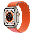 For Apple Watch Ultra 49mm / Orange+Pink