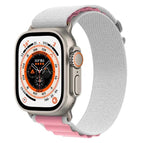 For Apple Watch Ultra 49mm / Gray + Pink