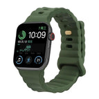 For Apple Watch Series 8&7 41mm / SE 2&6&SE&5&4 40mm / 3&2&1 38mm / Dark Green