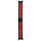 For Google Pixel Watch 4 / 3 / 2 / 1 41mm / Black Red