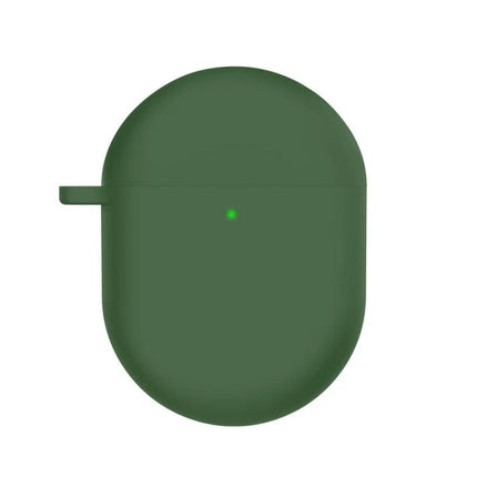 Silicone Case for Earphones During Everyday Outings - durable washable green silicone protective case for wireless earphones, shock and scratch resistant