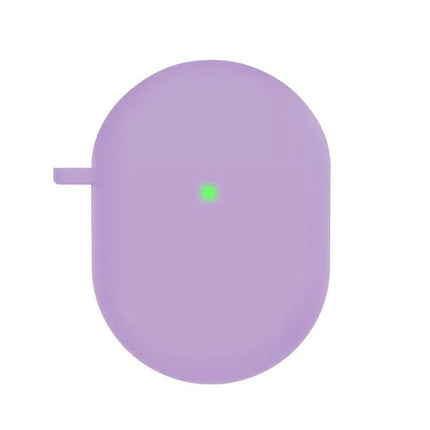 Silicone Case for Earphones During Everyday Outings - lavender washable shock-resistant silicone earphone case with dust protection and easy grab