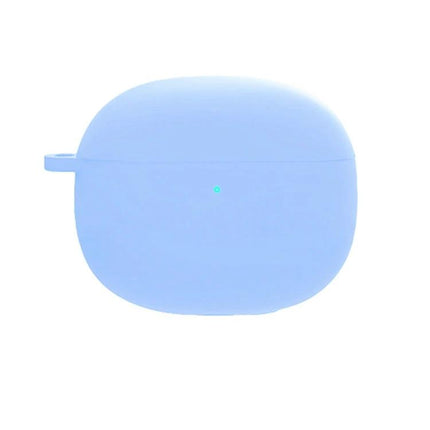 Silicone Case for Earphones in Daily Travel Protection - light blue silicone protective earphone case for commuting and travel