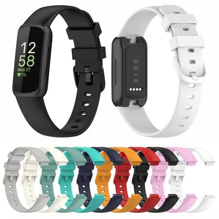 Fitbit Inspire 3 Silicone Watch Band Solid Color L/S
