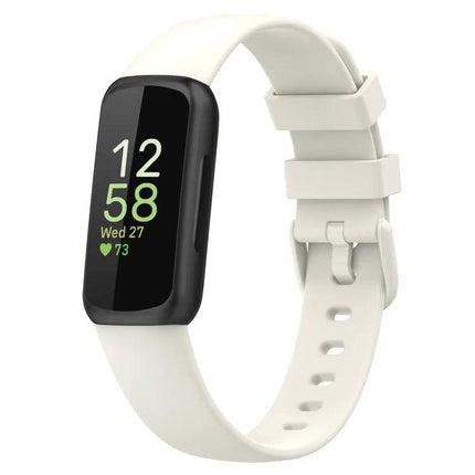 Fitbit Inspire 3 Silicone Watch Band Solid Color L/S