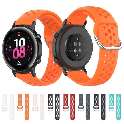 20mm Sport Silicone Watch Band For Huawei GT2 Galaxy Active2