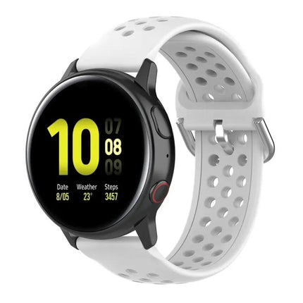 20mm Sport Silicone Watch Band For Huawei GT2 Galaxy Active2