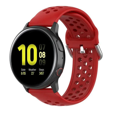 20mm Sport Silicone Watch Band For Huawei GT2 Galaxy Active2