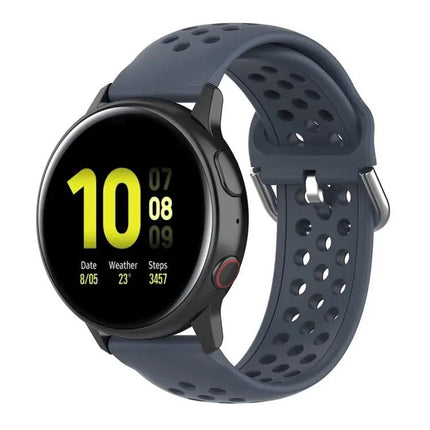20mm Sport Silicone Watch Band For Huawei GT2 Galaxy Active2