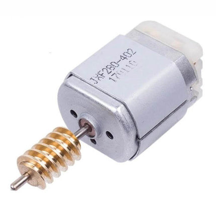 Mercedes ESL/EVL Steering Motor For Electronic Steering Lock replacement motor showing metal housing and worm gear, noiseless durable design