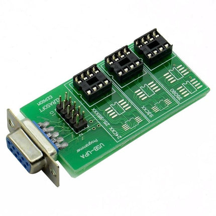 Compact Adapter for Everyday Car Maintenance Tasks - green PCB adapter for DC 12V current meter checks, compact connector board for routine vehicle electrical testing