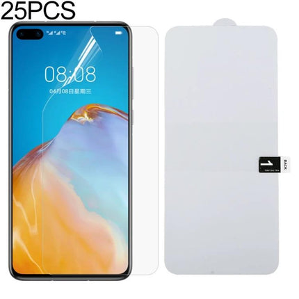 Hydrogel Screen Protector For Phones Full Coverage Pack Of 25 – Flexible curved-edge film set with bubble-free adhesion and scratch protection