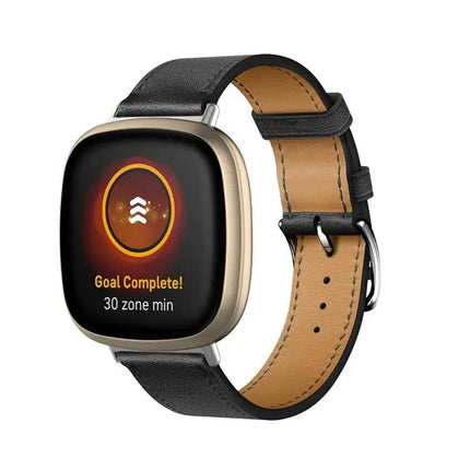 Genuine Leather Watch Band for Fitbit Versa 4 Sense 2