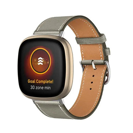 Genuine Leather Watch Band for Fitbit Versa 4 Sense 2