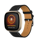 For Fitbit Versa 4 / Sense 2 / Black White Line