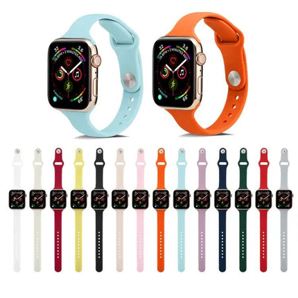 Silicone Replacement Watch Band For Apple Watch 38-44mm