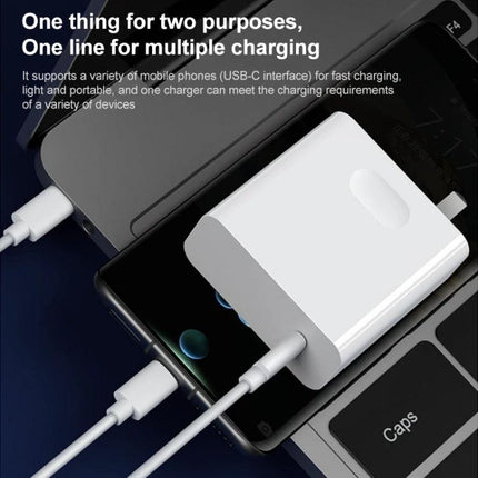 Versatile Type-C Cable for Home and Travel Charging - lightweight 30g USB-C cable charging phone and laptop on the go