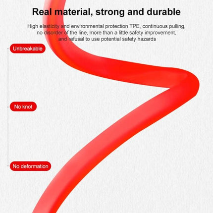OnePlus 9 Charging Cable for Daily Mobile Essentials – durable red TPE cable, unbreakable, no knot, no deformation, fast charging compatible