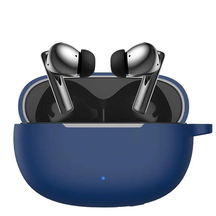 Silicone Case Protects Honor Earbuds for Everyday Use - navy silicone protective cover for Honor earbuds, dust and scratch protection