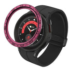 For Samsung Galaxy Watch5 Pro 45mm A Style / Wine Red