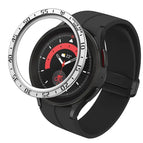 For Samsung Galaxy Watch5 Pro 45mm A Style / Silver