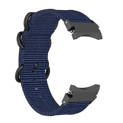 Nylon Three Ring Watch Band For Samsung Galaxy Watch4 Watch5