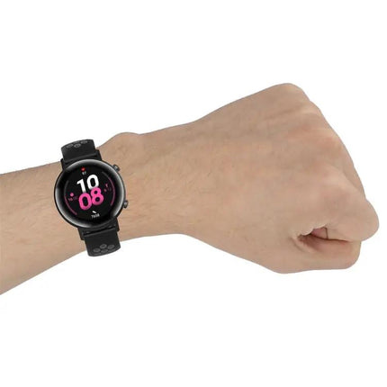 20mm Two-Tone Sport Silicone Watch Band For 42mm Watches