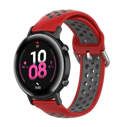 20mm Two-Tone Sport Silicone Watch Band For 42mm Watches
