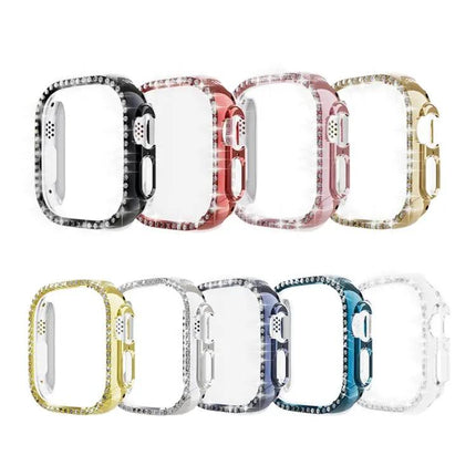 Diamond Hollow PC Protective Case For Apple Watch Ultra 49mm