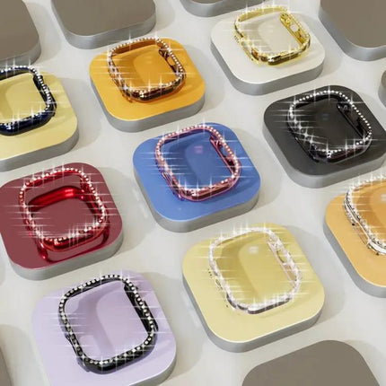 Diamond Hollow PC Protective Case For Apple Watch Ultra 49mm