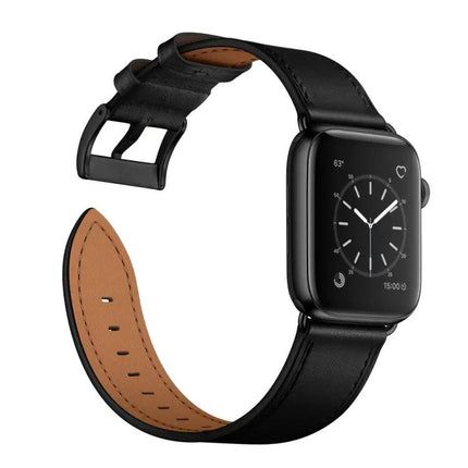 Cowhide Leather Apple Watch Band 38-49mm Compatible