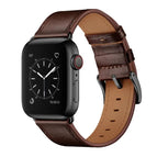 For Apple Watch Ultra 49mm / Series 8&7 45mm / SE 2&6&SE&5&4 44mm / 3&2&1 42mm / Dark Brown