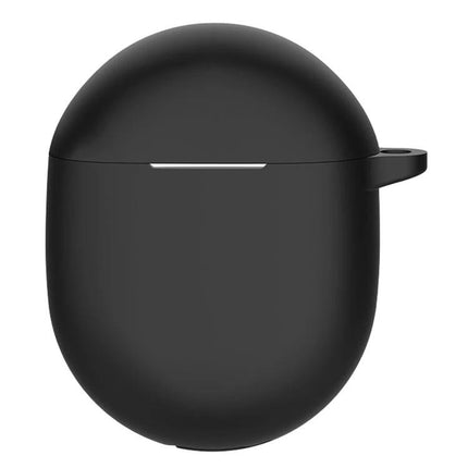 Silicone Protective Case for Google Pixel Buds Pro Daily Use - black soft silicone shockproof cover with charging port access